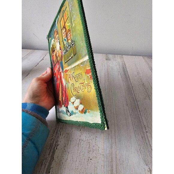 Victoria trading Santa glitter picture decor Xmas hanging children - Picture 6 of 8